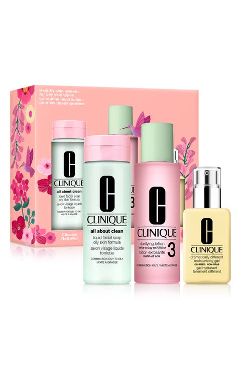 Healthy Skin 3-Step System: for Combination to Oily Skin Gift Set $84 Value