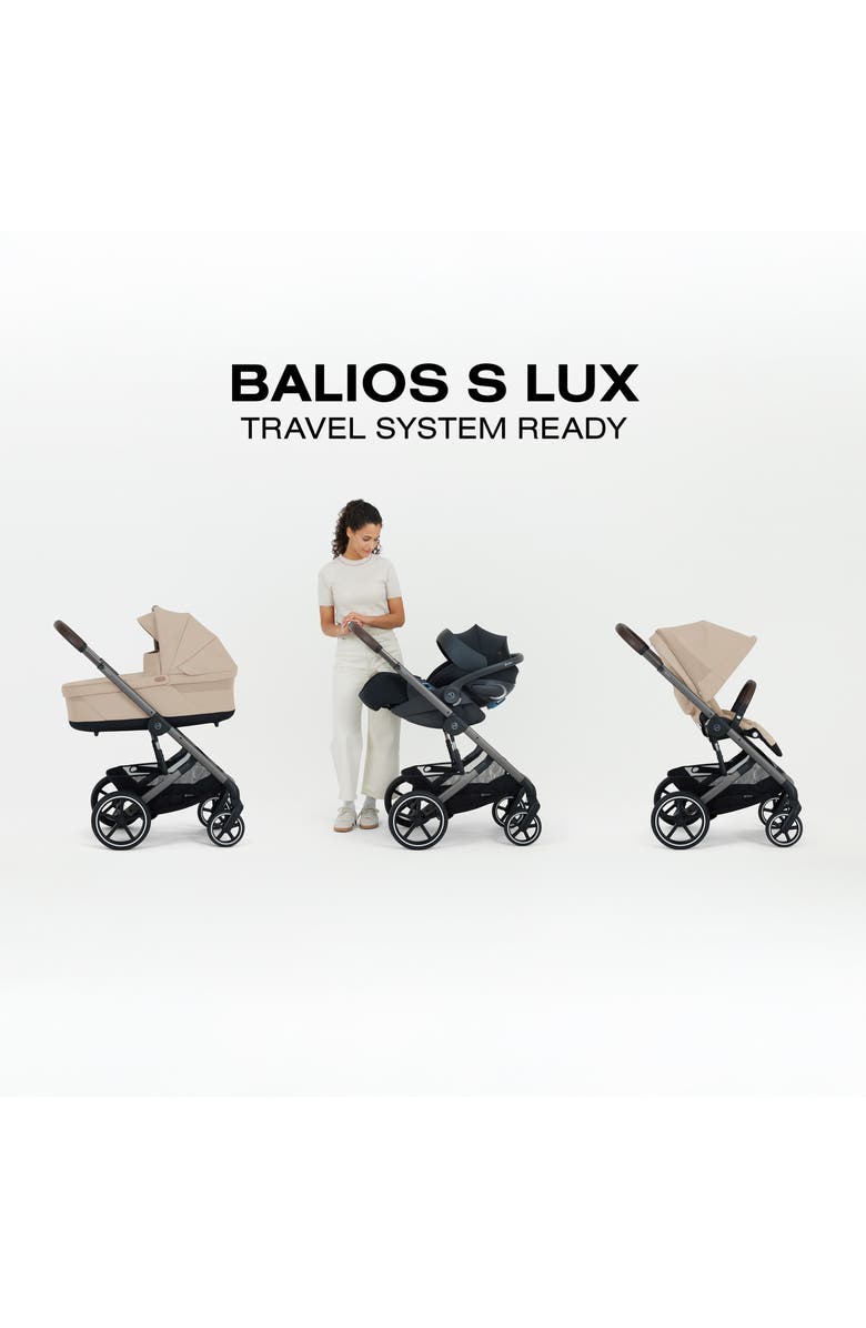 CYBEX Balios S Lux Stroller, Alternate, color, Moon Black