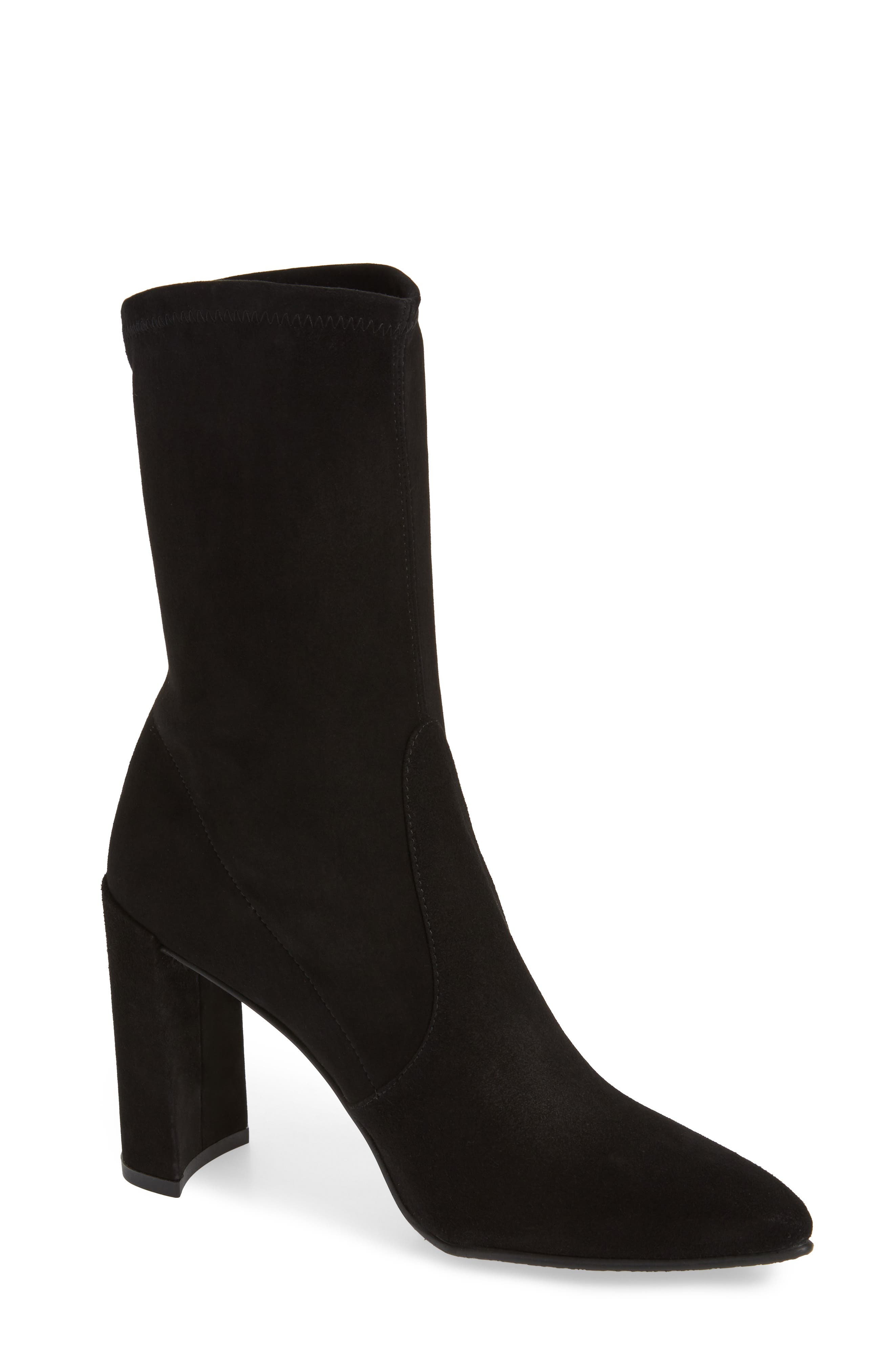 Stuart Weitzman Clinger Stretch Bootie, Main, color, 