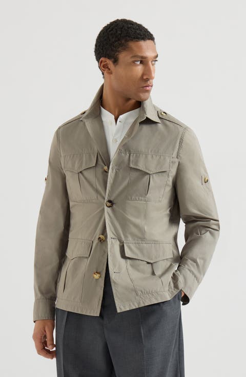Water-resistant safari jacket
