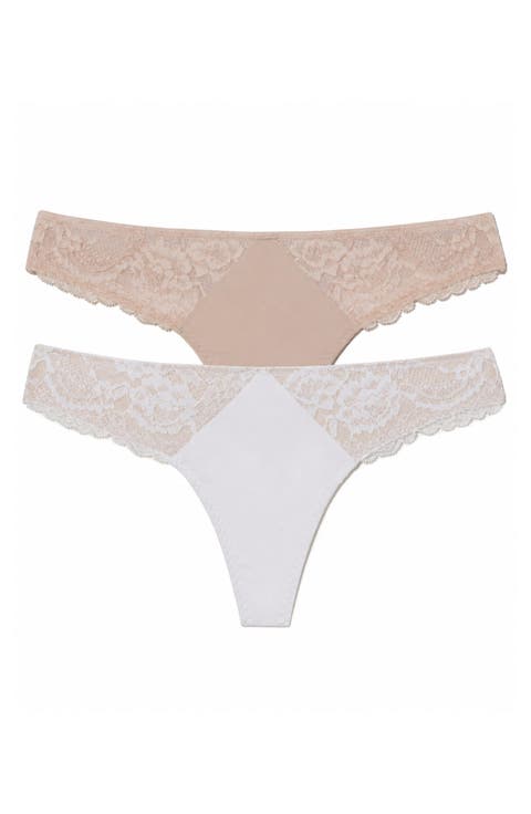 Minx Lace Thong 2-Pack
