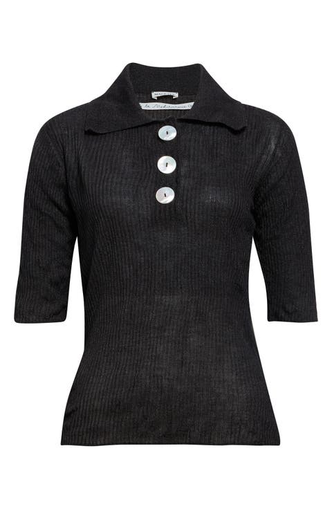 Sugarman Virgin Wool Rib Polo