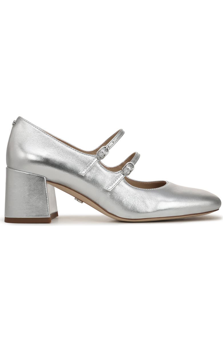 Sam Edelman Sarah Mary Jane Pump, Alternate, color, Soft Silver