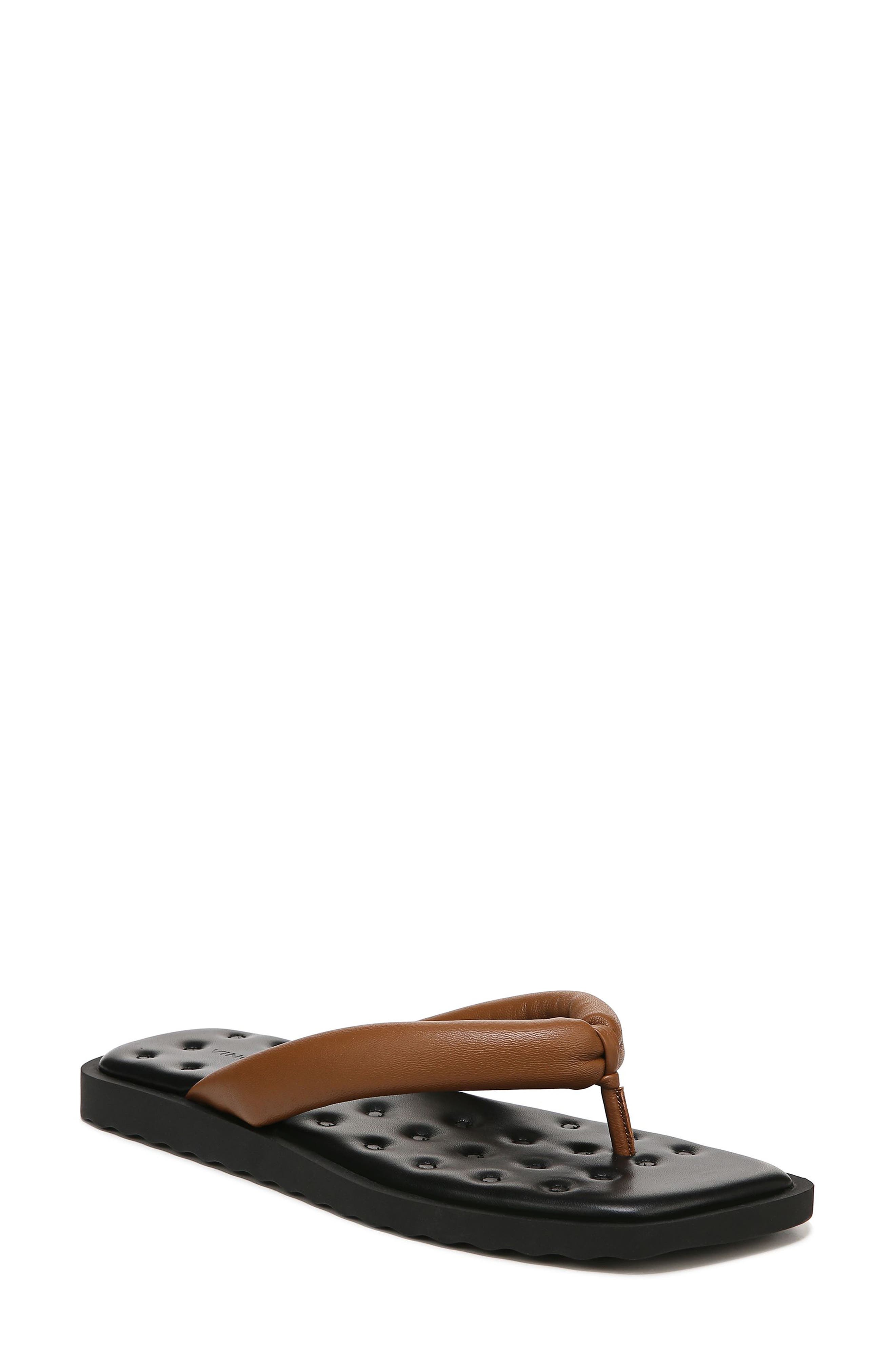 Vince Serene Leather Flip Flop, Main, color, 