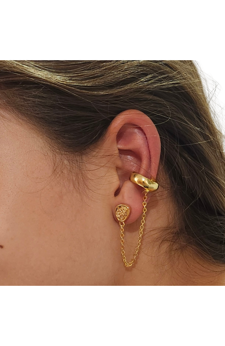 Daniela Millan Jewelry Ear Cuff and Dream Earring, Alternate, color, Gold