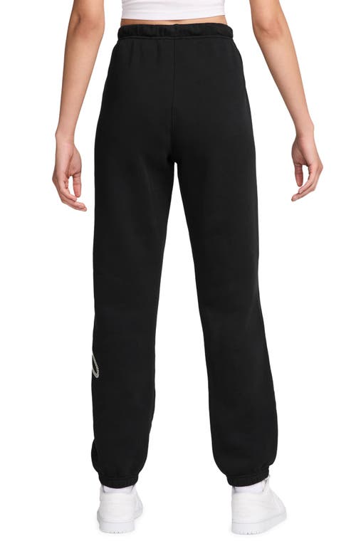 JORDAN JORDAN BROOKLYN FLEECE RHINESTONE LOGO SWEATPANTS