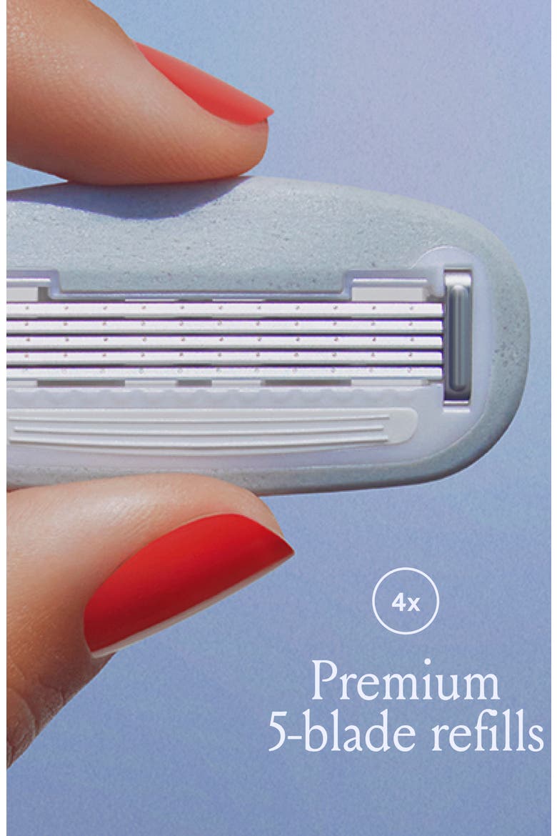 5-Blade Razor Refills 4-Pack, Alternate, color, NONE