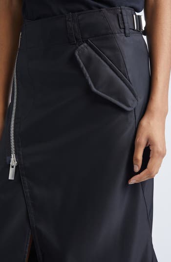 Sacai Insulated Nylon Twill Skirt | Nordstrom