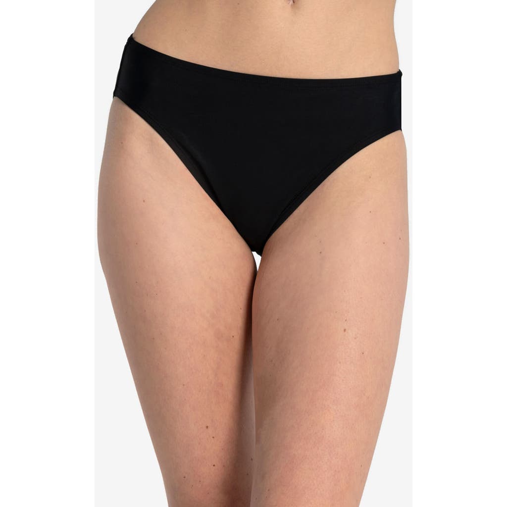 Lole Ocean Bikini Bottoms In Black Beauty