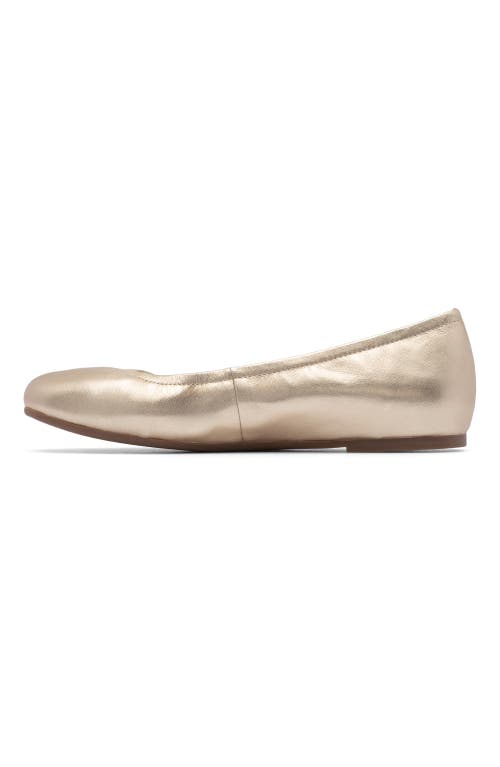 Abeo Promenade Ballet Flat In Gold - Regular