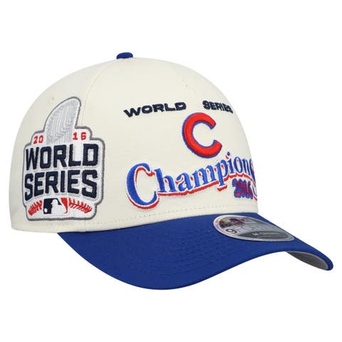 Men
s New Era  Cream/Royal Chicago Cubs World Series 9FORTY M-Crown Adjustable Hat