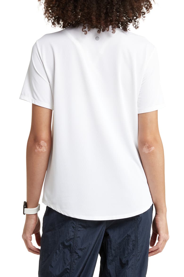 Breeze Thru Mesh Active T-Shirt, Alternate, color, WHITE