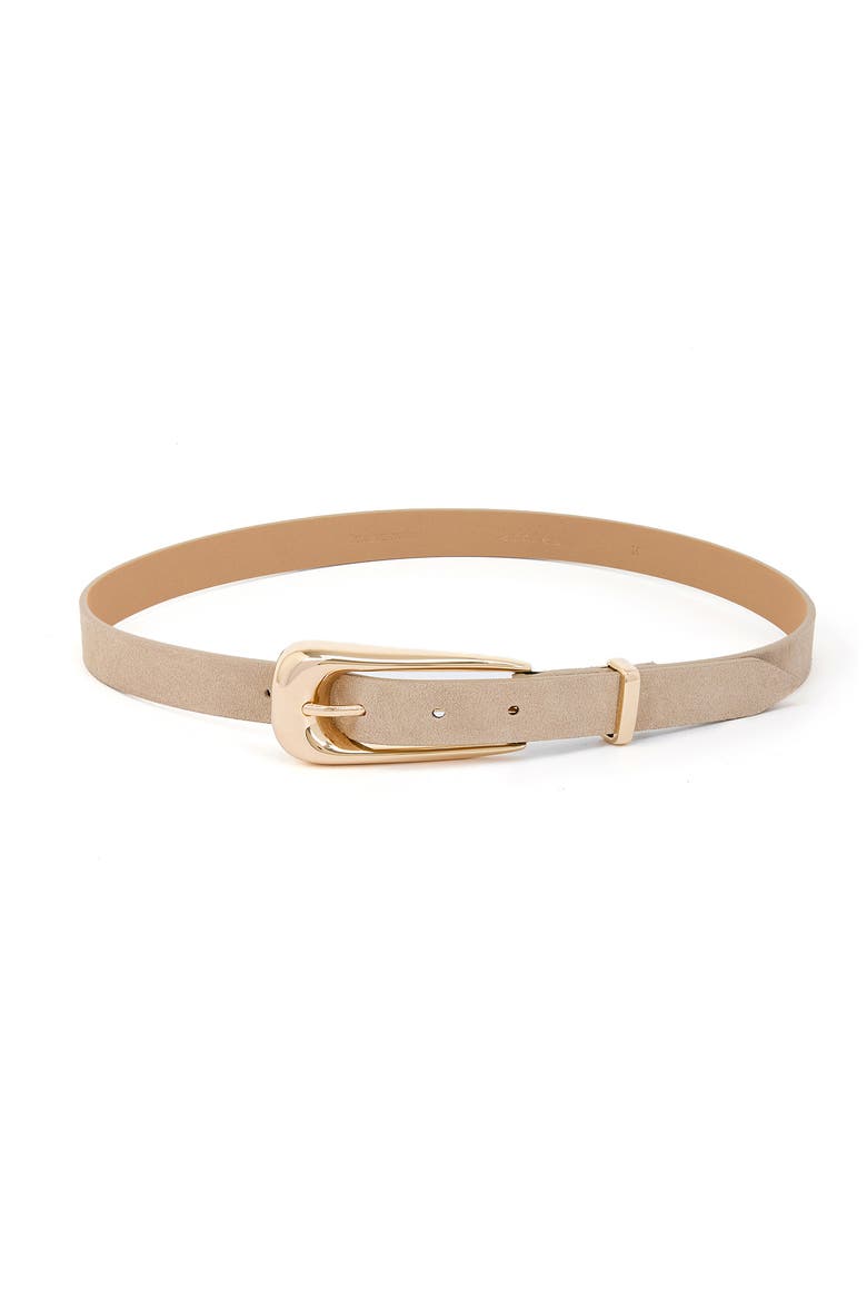 Leather Belt, Main, color, SHIITAKE AND GOLD