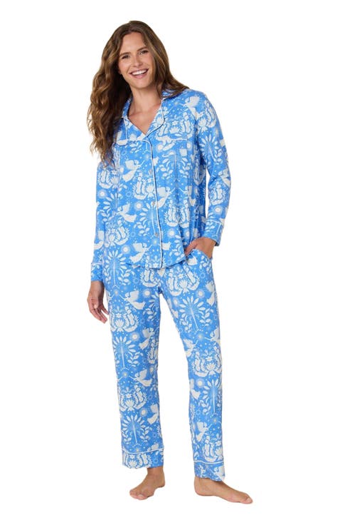 Pima Knit Pajama Set Conversational
