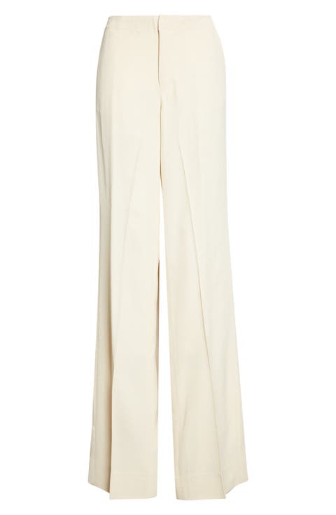 Sine Split Hem Straight Leg Trousers