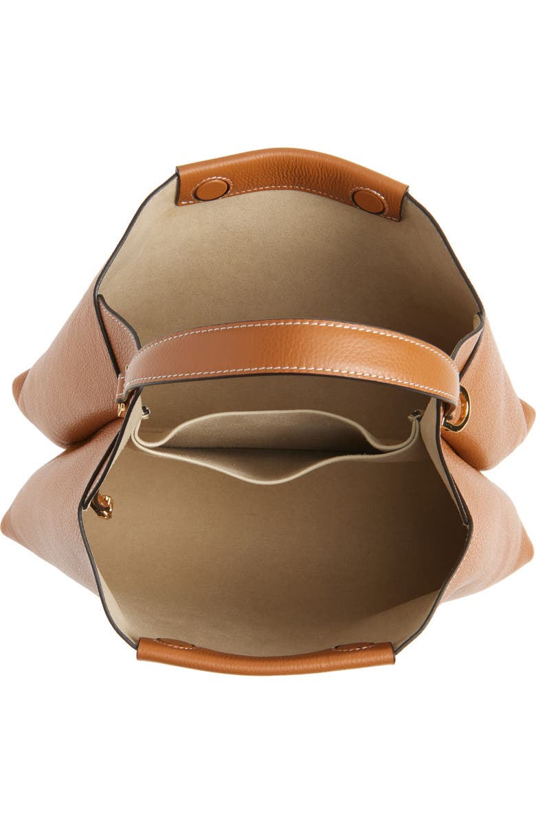 Ree Projects Elieze Medium Leather Handbag, Alternate, color, Caramel