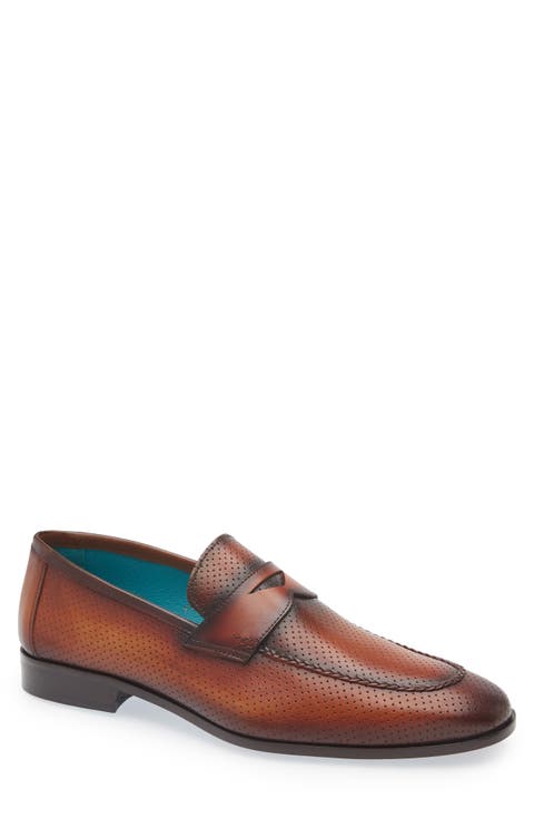Cueva Perforated Penny Loafer (Men)