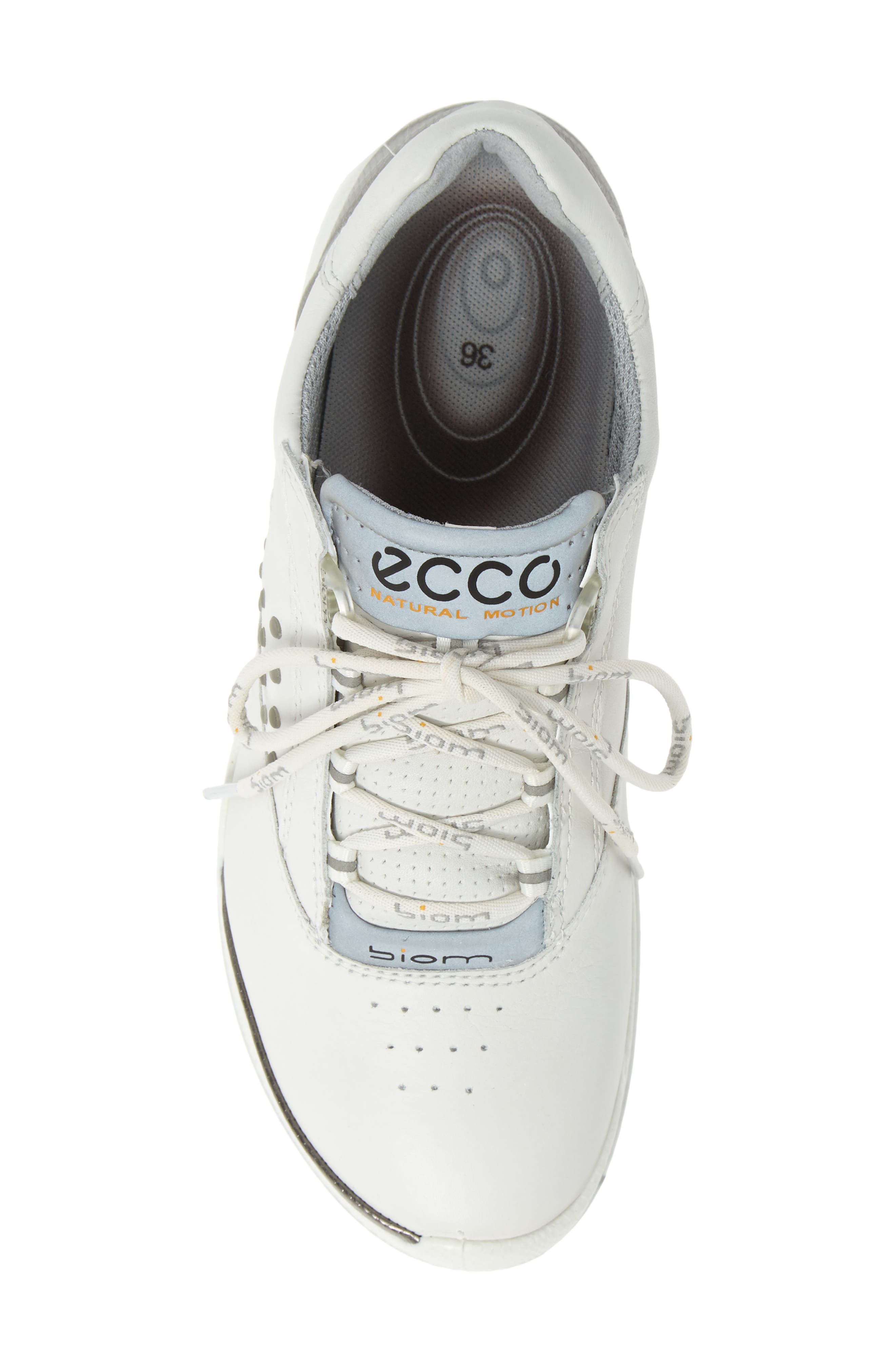 BIOM Hybrid 2 Waterproof Golf Shoe, Alternate, color, WHITE LEATHER