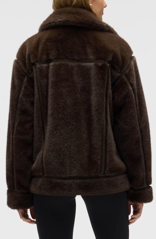 Nvlt Western Faux Fur Jacket In Multi