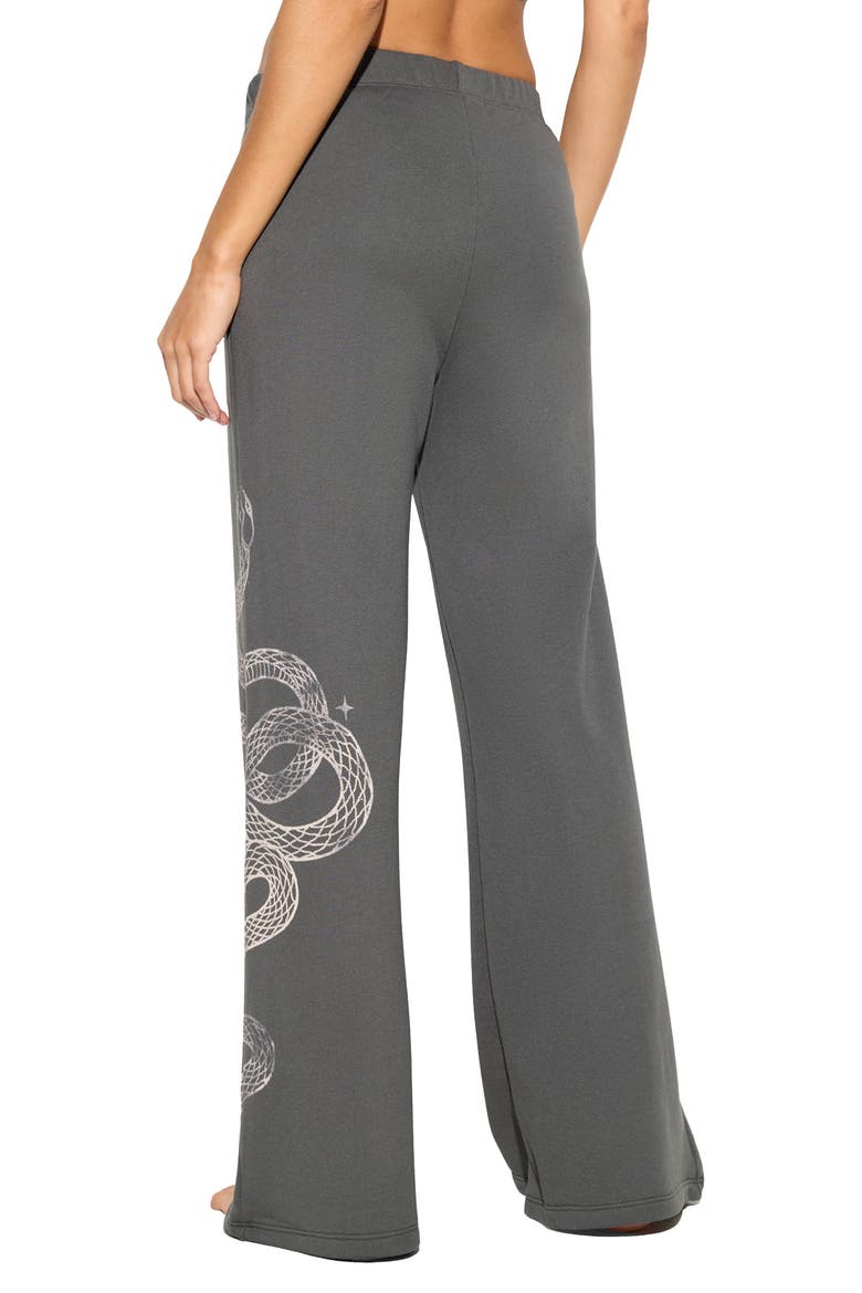 Astral Snake Nicks Wide Leg Pants, Alternate, color, VINTAGE BLACK