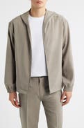 Emporio Armani Seersucker Hooded Jacket