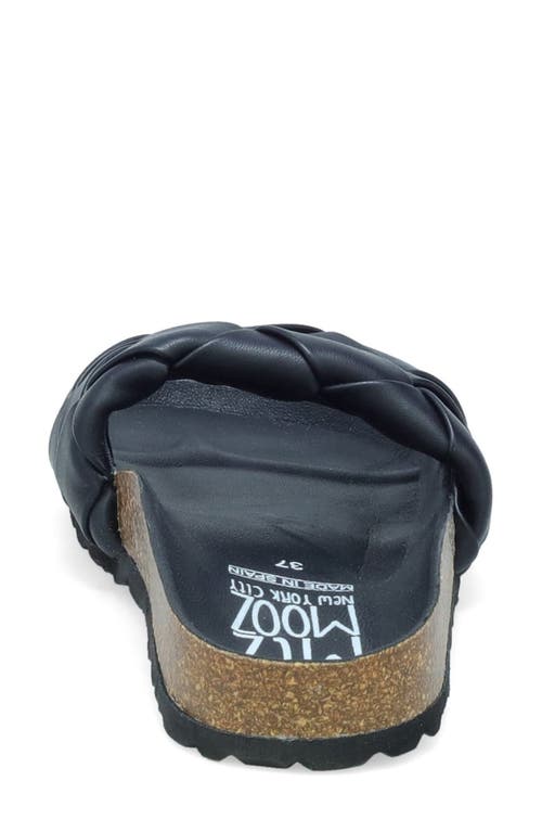 Miz Mooz Rope Braided Slide Sandal In Black