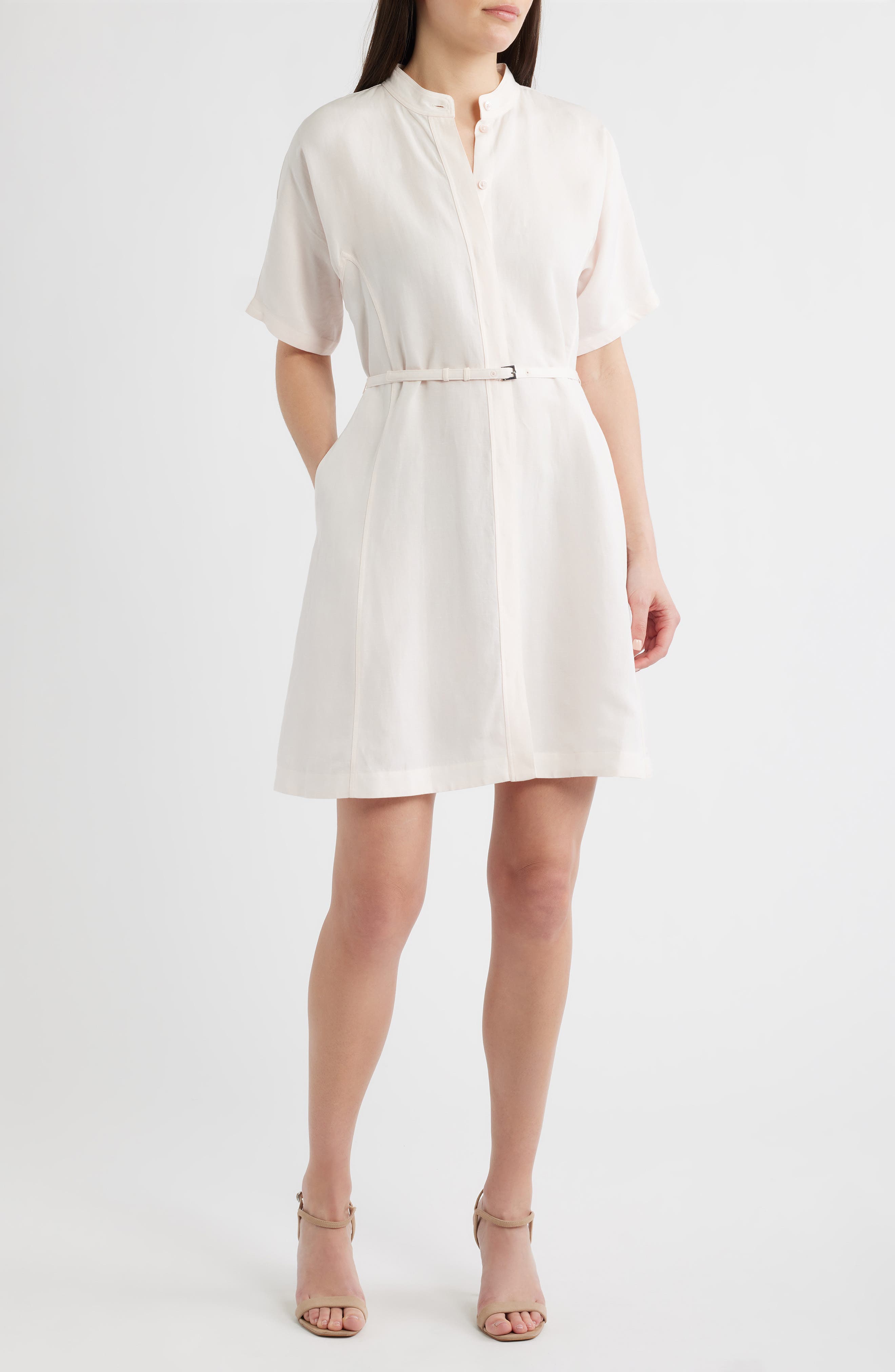 Dalinia Belted Shirtdress