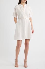 BOSS Dalinia Belted Shirtdress