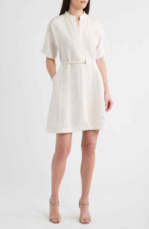 BOSS Dalinia Belted Shirtdress in Ocean Rose at Nordstrom, Size 14