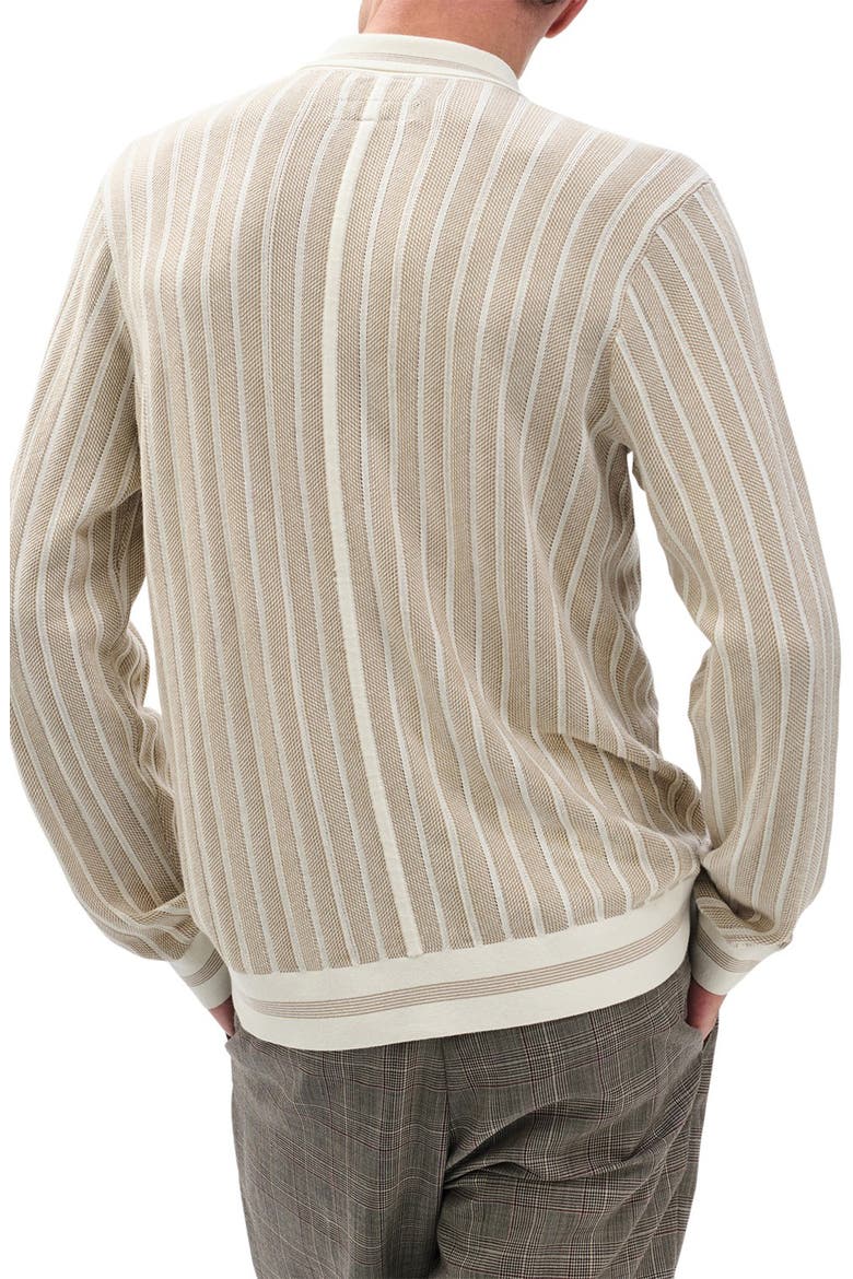 Harvey Long Sleeve Knit Button-Up Shirt, Alternate, color, IVORY