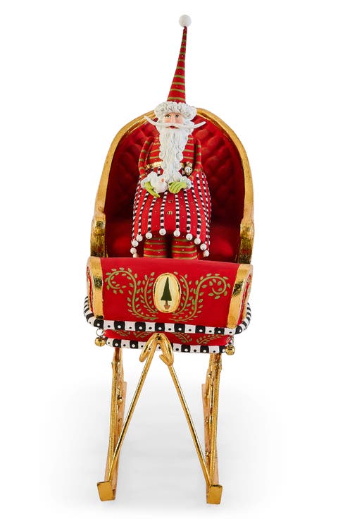 Patience Brewster Dash Away Santa and Sleigh Figures