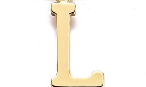 Adornia Initial Charm Tennis Bracelet In Gold