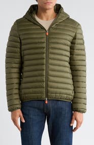 Save The Duck Luca Water Resistant Hooded Packable Puffer Jacket