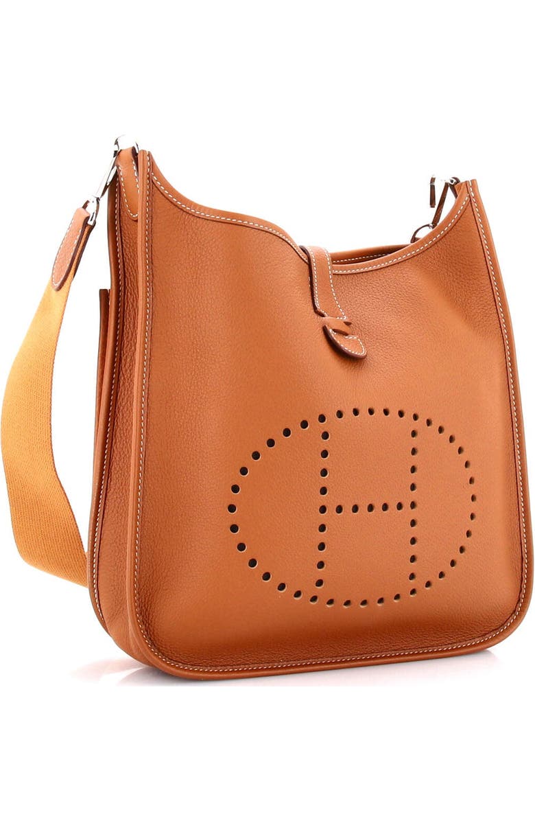 Pre-Owned Hermes Evelyne Bag Gen III Clemence PM, Alternate, color, Gold