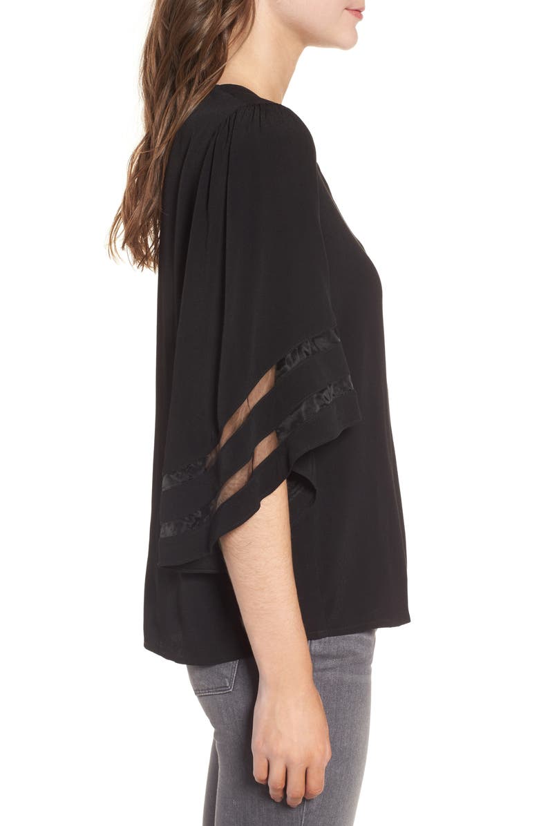 Chelsea28 Illusion Sleeve Top, Alternate, color,