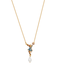 Fable England x Peter Rabbit Butterfly Pearl Drop Necklace