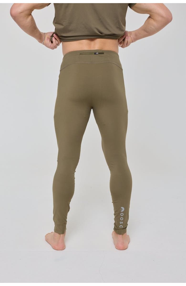 OOSC Elite Activewear Leggings - Khaki, Alternate, color, Khaki