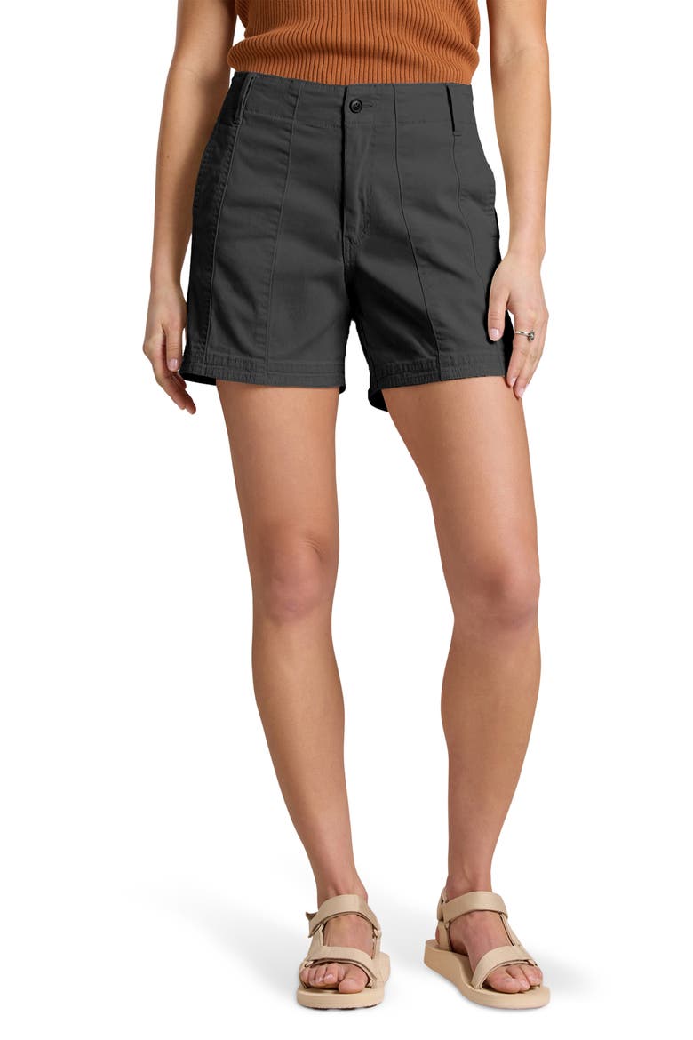 Toby High Waist Shorts, Main, color, DARK GALAXY GREY
