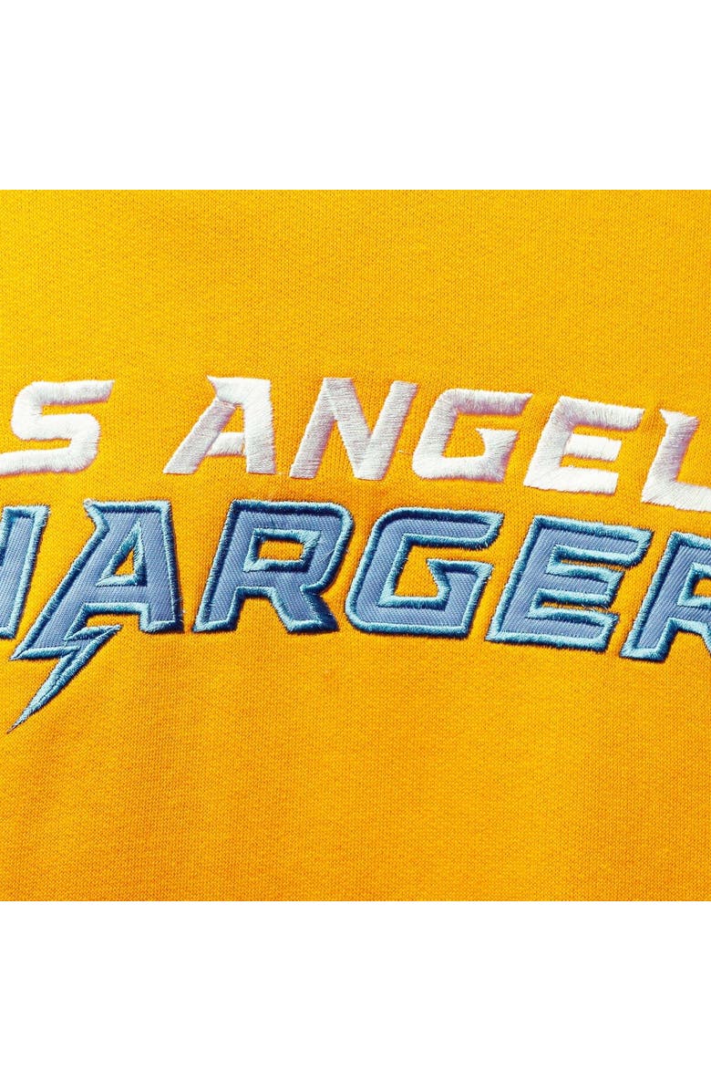 PROFILE Men's Powder Blue/Gold Los Angeles Chargers Big & Tall Pullover Hoodie, Alternate, color, 