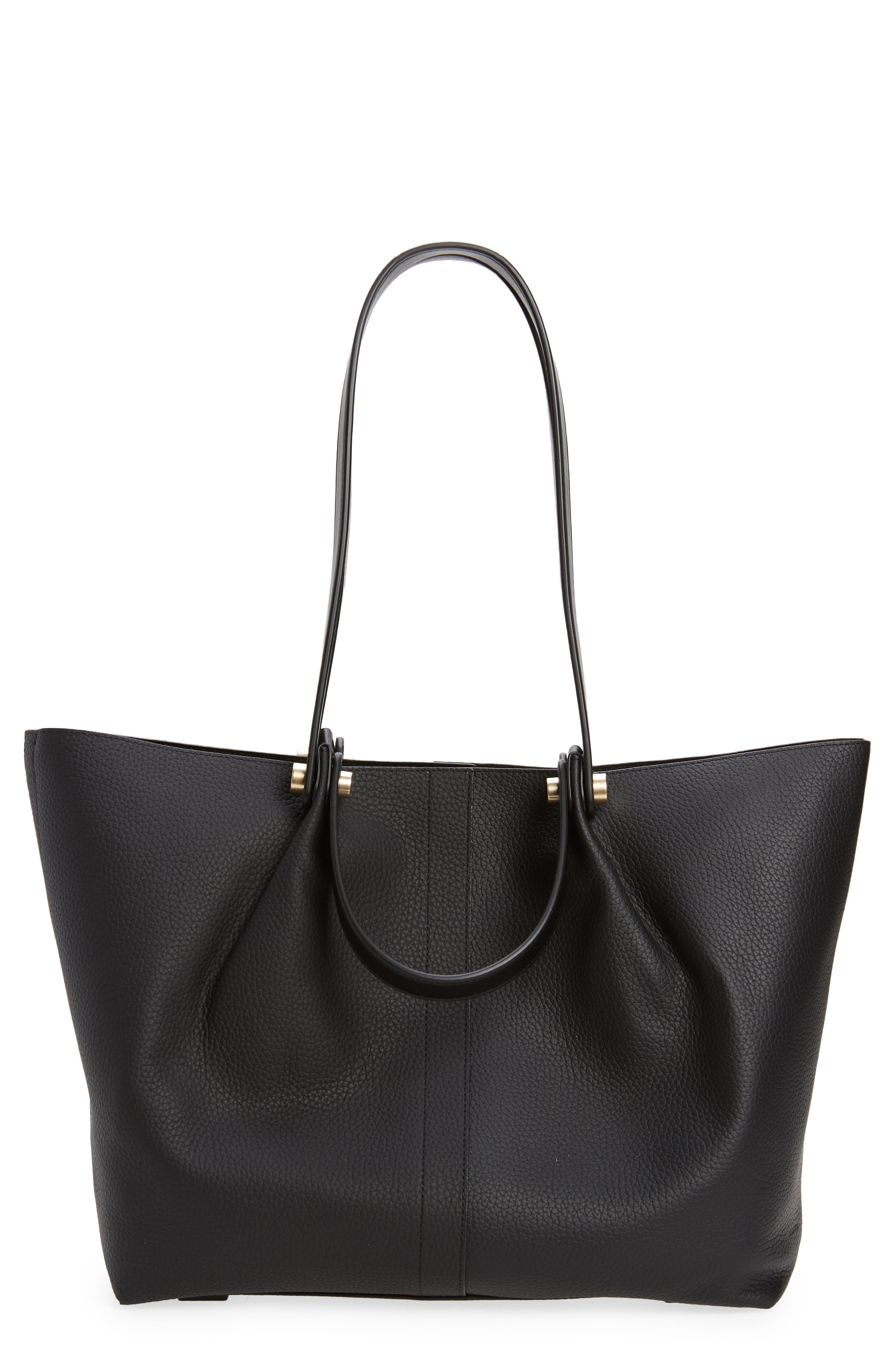 AllSaints Allington Tote, Main, color, 