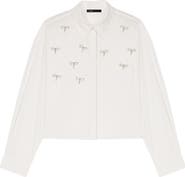 maje Jewel detail shirt