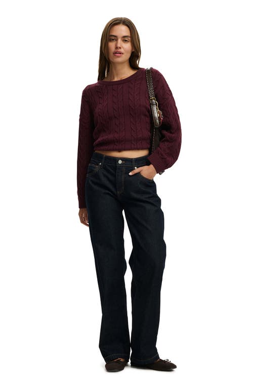 Cotton On Cotton Crew Neck Sweater In Brown