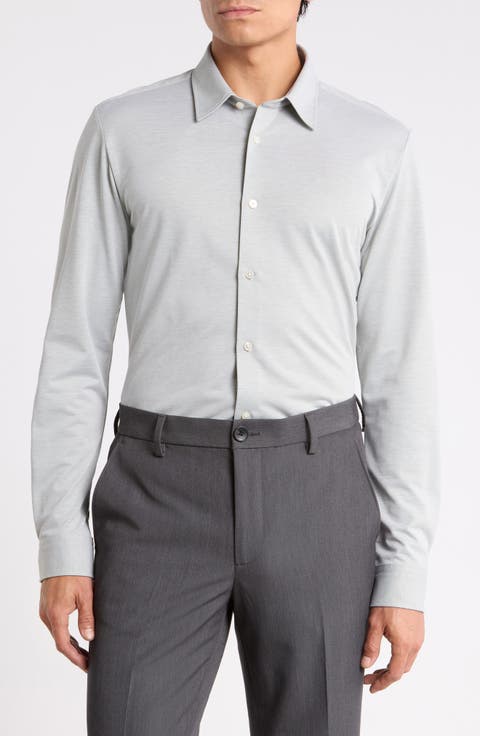 Roan Slim Fit Performance Button-Up Shirt