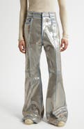 Rick Owens Temple Bolan Sequin Bootcut Jeans