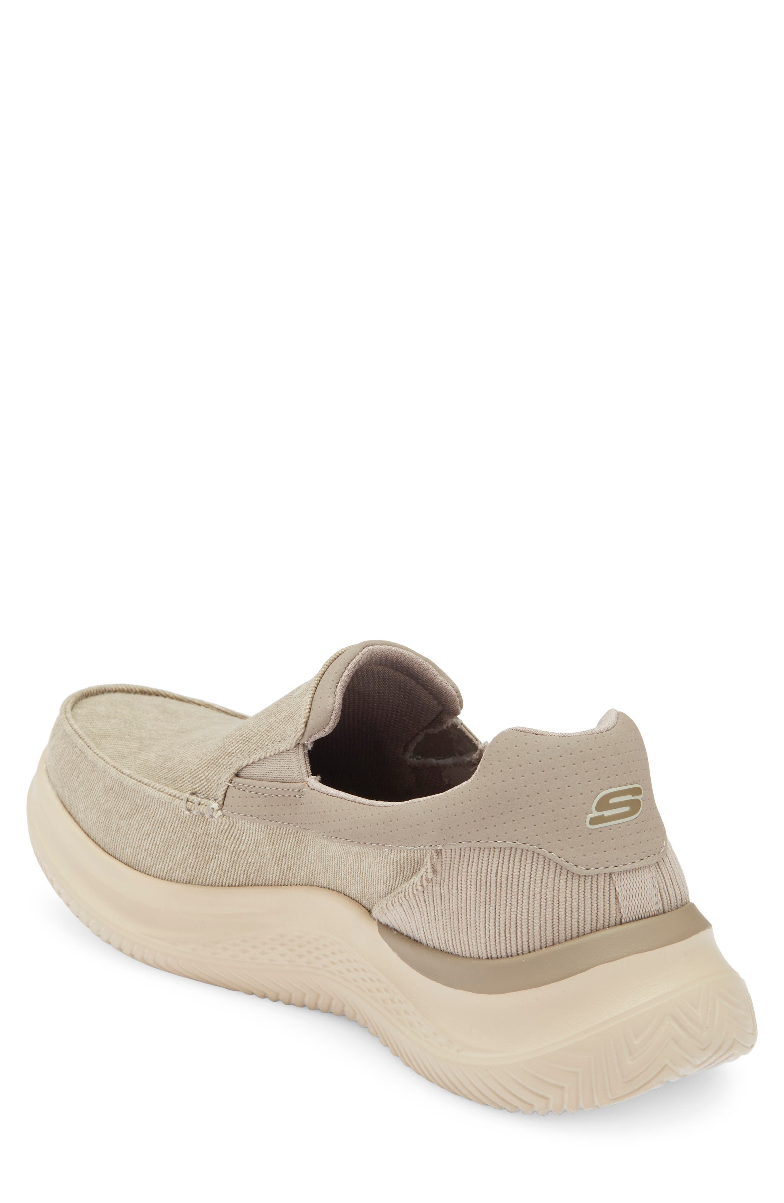 SKECHERS Hasting Fielden Slip-On Sneaker, Alternate, color, Taupe