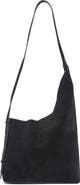 BCBG Asymmetric Faux Suede Hobo Bag