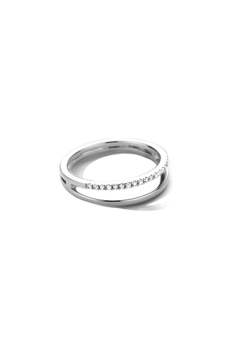 DPT Antwerp Duo Ring, Alternate, color, White Rhodium