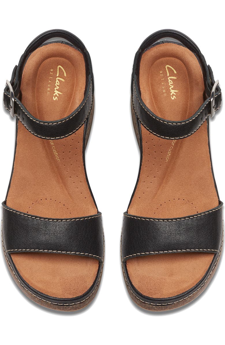 Clarks<sup>®</sup> Kassanda Lily Wedge Sandal, Alternate, color,