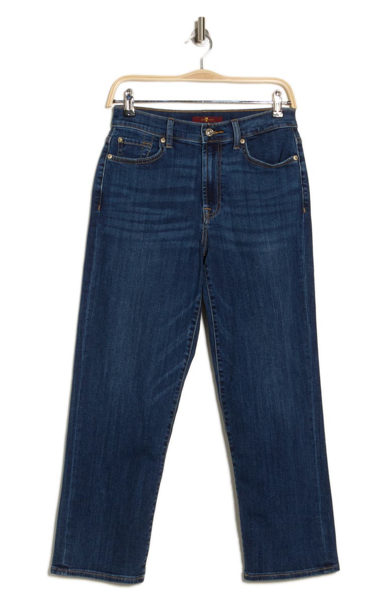 7 For All Mankind Modern Crop Straight Leg Jeans, Alternate, color,