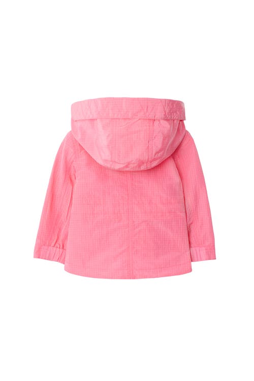 Burberry Logo-print Hooded Jacket In Blossom